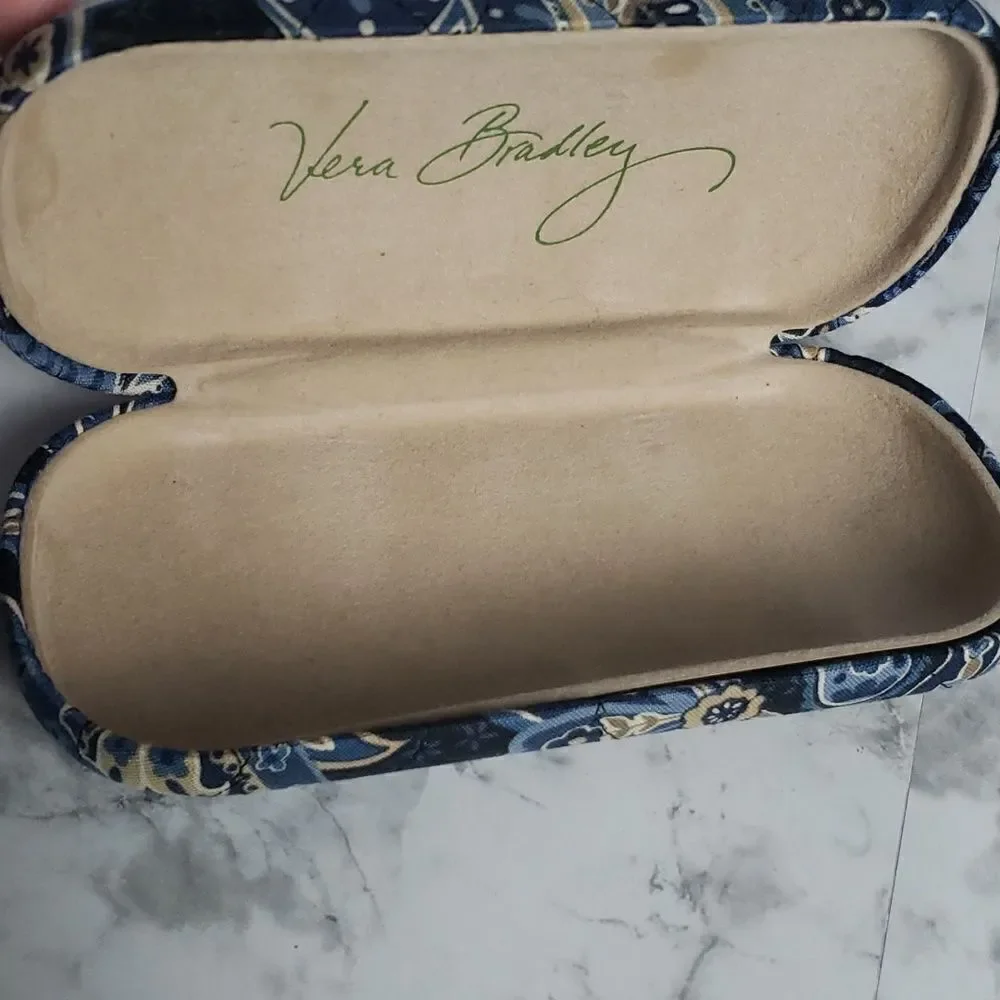 Vera Bradley Blue Glasses Case